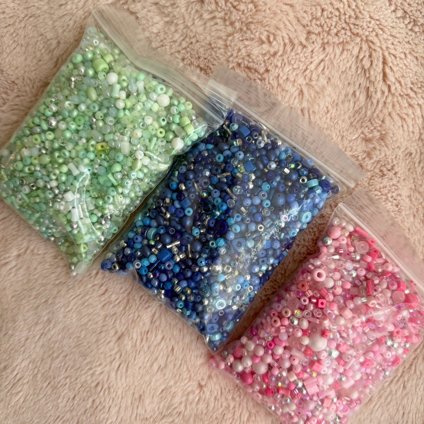 Glass Beads Lucky Bags for DIY