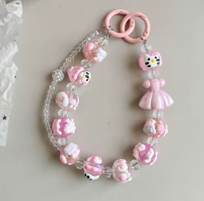 Acrylic Phone Chain Lucky Bags